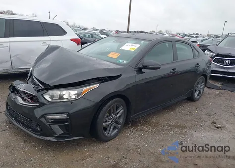 2021 Kia Forte Gt-Line из США, поврежденный, VIN 3KPF34AD4ME281775
